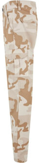 urban classics Heren camo rechte broek cargo Bruin/groen - 36
