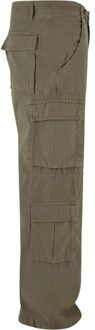 urban classics Heren cargo broek met dubbele zak Groen - 36