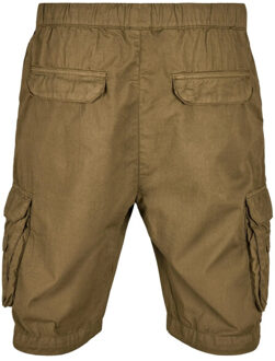 urban classics Heren cargo shorts met dubbele zakken Groen - L
