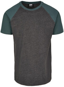 urban classics Heren contrast raglan t-shirt Groen - M