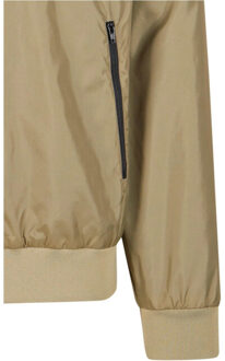 urban classics Heren contrast zachte shell jas Groen - M