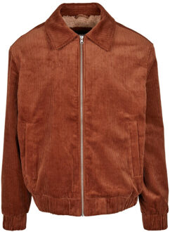 urban classics Heren corduroy boxy jas - maat XL Oranje