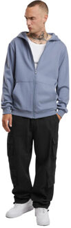urban classics Heren cozy full zip hoodie - maat XXXL Blauw