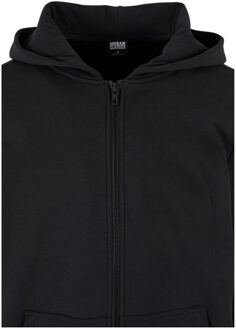 urban classics Heren cozy full zip hoodie Zwart - S