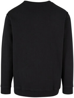 urban classics Heren crew open rand oversized trui - maat M Zwart