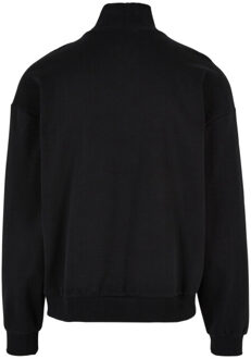 urban classics Heren crew sweatshirt met hoge hals Zwart - 5XL