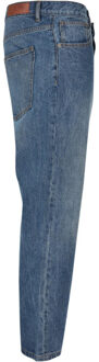 urban classics Heren cropped tapered jeans Blauw - XL