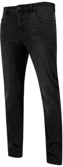 urban classics Heren denim stretch jeans Zwart - 36
