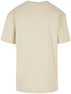 urban classics Heren driehoek insert t-shirt Beige - L
