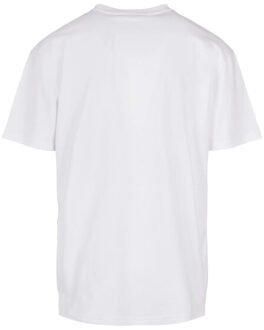 urban classics Heren driehoek insert t-shirt - maat 4XL Wit