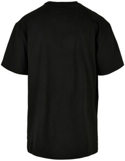 urban classics Heren driehoek insert t-shirt - maat L Zwart