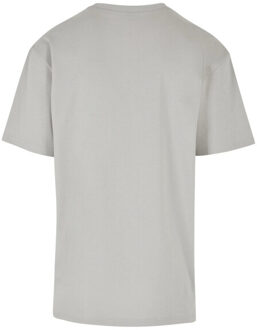 urban classics Heren driehoek insert t-shirt - maat S Grijs