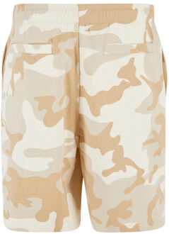 urban classics Heren easy camo korte broek Beige - M