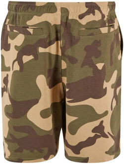 urban classics Heren easy camo korte broek - maat M Bruin/groen