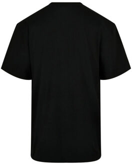 urban classics Heren effen biologisch lang t-shirt Zwart - M