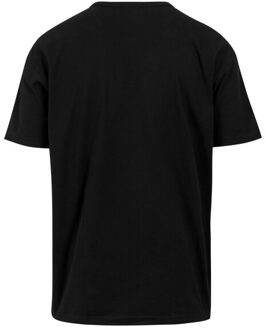 urban classics Heren effen oversized t-shirt Zwart - L