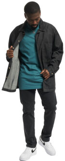 urban classics Heren effen tall t-shirt Groen - M