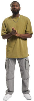 urban classics Heren effen tall t-shirt - maat L Grijs