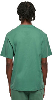 urban classics Heren effen tall t-shirt - maat M Groen