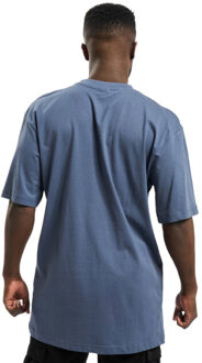 urban classics Heren effen tall t-shirt - maat XXXL Blauw