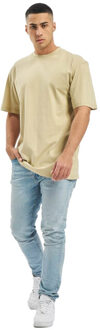 urban classics Heren effen tall t-shirt Taupe - S
