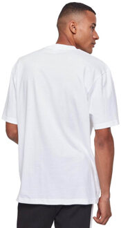 urban classics Heren effen tall t-shirt Wit - S