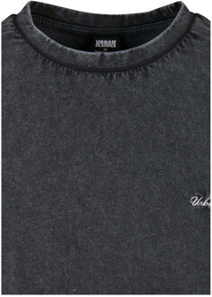 Urban Classics Heren geborduurd oversized t-shirt - maat XL Zwart