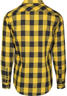 urban classics Heren geruit flannel shirt - maat XXXL Zwart