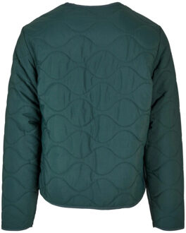 urban classics Heren gevoerde jas - maat XL Groen