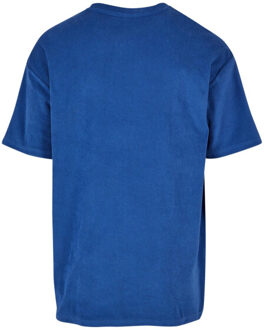 urban classics Heren handdoek t-shirt Blauw - S