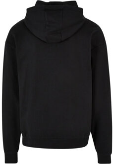 urban classics Heren hoodie met hoge hals Zwart - 5XL