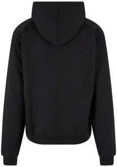 urban classics Heren hoodie met rits - maat XXL / XXXL Zwart