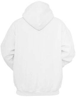 urban classics Heren hoodie met rits Wit - 4XL