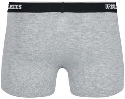 urban classics Heren island boxershorts (pack of 3) Grijs - XL