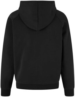 urban classics Heren knusse raglan hoodie - maat S Zwart