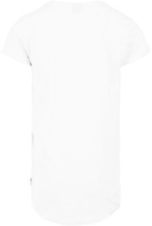 urban classics Heren lang t-shirt met zijrits - maat M Wit