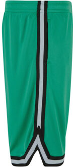 urban classics Heren mesh streep shorts - maat XXL / XXXL Groen