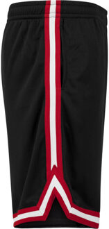 urban classics Heren mesh streep shorts Zwart