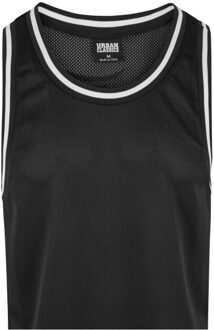 urban classics Heren mesh tank top Zwart