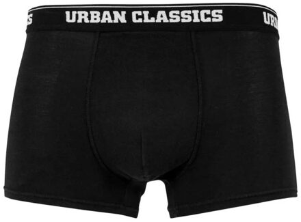 urban classics Heren modal boxershorts (set van 2) Zwart - L