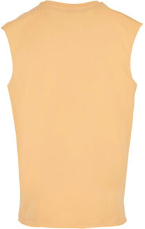 urban classics Heren mouwloze top met open rand Oranje - 5XL