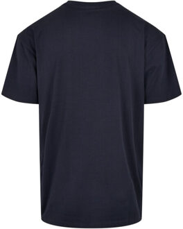 urban classics Heren oversized t-shirt (set van 2) - maat M Blauw