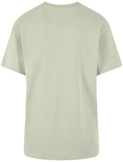 urban classics Heren oversized t-shirt (set van 2) - maat S Groen