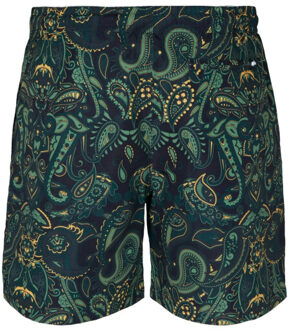 urban classics Heren paisley zwemshort - maat XL Groen