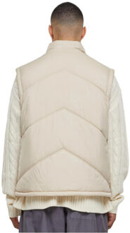urban classics Heren pijl gilet - maat S Beige