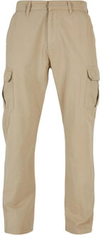 urban classics Heren rechte cargo broek - maat 30 Beige