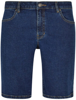 urban classics Heren relaxed fit jeans shorts - maat 28 Blauw