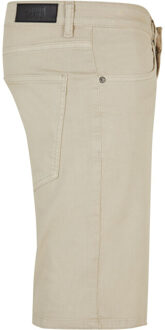 urban classics Heren relaxed fit jeans shorts - maat 36 Beige