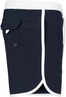 urban classics Heren retro zwemshort Blauw - S