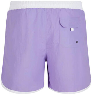 urban classics Heren retro zwemshort Paars - XXL / XXXL